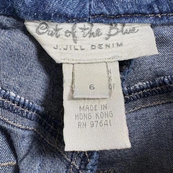 J.Jill Out Of The Blue Womens Size 6 Straight Fit Medium Wash Vintage Jeans 90s - Picture 6 of 11
